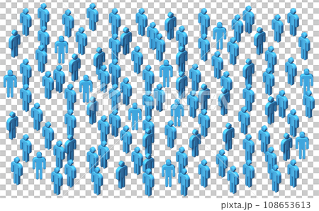 人形象形圖（人群） 108653613