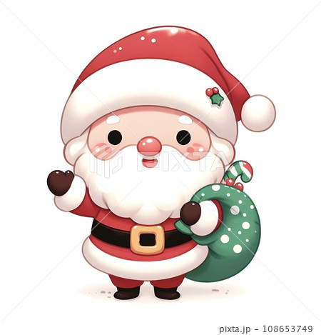 手をあげるサンタクロース 手をあげるサンタクロース 108653749