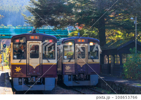 わたらせ渓谷鉄道の上下線 108653766