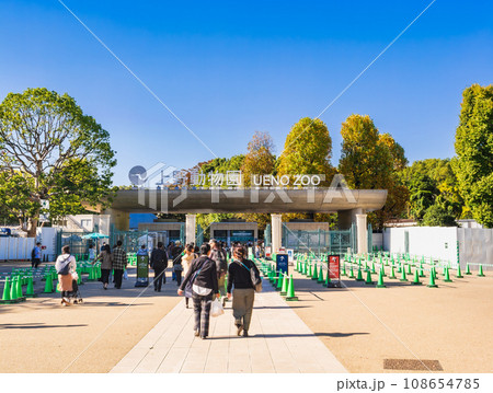 上野動物園 正門 上野動物園 正門 108654785