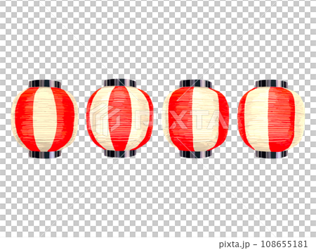 4個紅白燈籠(短)燈光顏色 4個紅白燈籠(短)燈光顏色 108655181