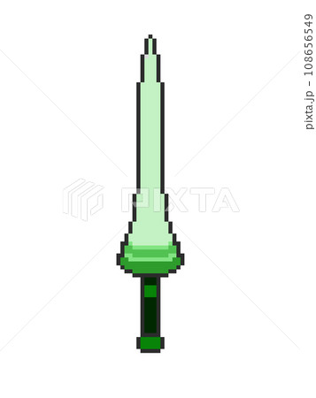 ランス_ドット絵(緑) 108656549