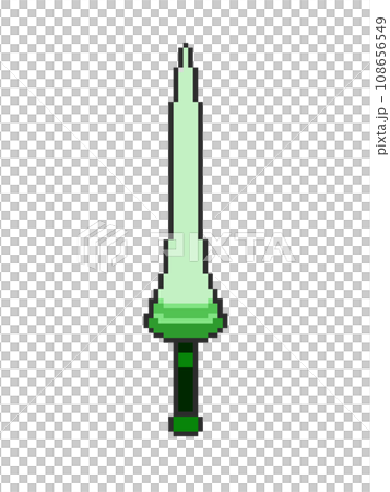 ランス_ドット絵(緑) 108656549