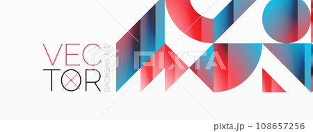 Assorted geometric shapes unite in a minimalistic abstract backdrop, offering a versatile canvas for contemporary design for digital designs, presentations, website banners, social media posts Assorted geometric shapes unite in a minimalistic abstract backdrop, offering a versatile canvas for contemporary design for digital designs, presentations, website banners, social media posts 108657256