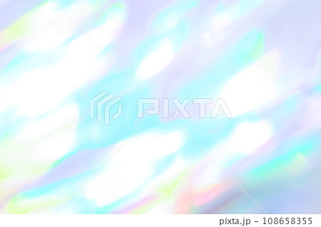 ブルー系ミックスカラー流れるキラキライメージ　(背景素材) 108658355
