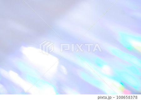 ブルー系ミックスカラー流れるキラキライメージ　(背景素材) 108658378