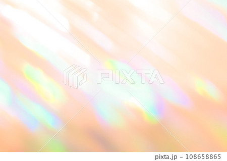 オレンジカラー系ミックスカラー流れるキラキライメージ　(背景素材) 108658865