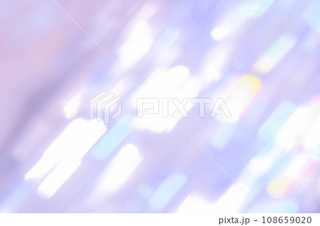 ヴァイオレット系ミックスカラー流れるキラキライメージ　(背景素材) 108659020
