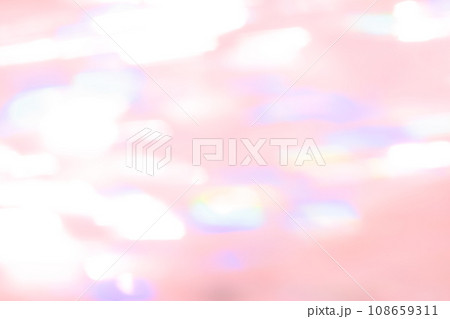 ピンク系ミックスカラー流れるキラキライメージ　(背景素材) 108659311