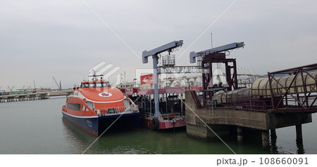 clock tower on the wall 108660091