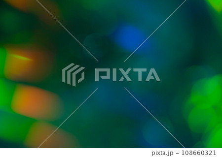 グリーンカラー系ミックスカラー玉ボケイメージ (背景素材) グリーンカラー系ミックスカラー玉ボケイメージ (背景素材) 108660321