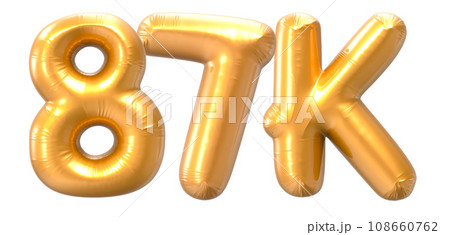 Follow With Font 3D Render 108660762