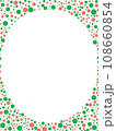水玉模様のフレーム 108660854