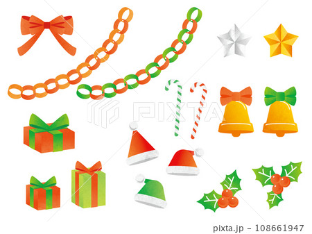 クリスマスのアイコンセット 108661947