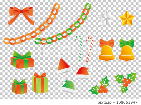 クリスマスのアイコンセット 108661947