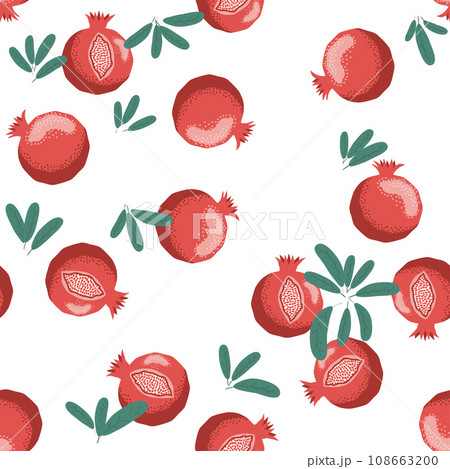 Pomegranate pattern, Happy and sweet New Year Shana Tova with pomegranates and seeds Pomegranate pattern, Happy and sweet New Year Shana Tova with pomegranates and seeds 108663200