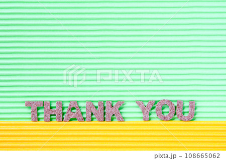 ローマ字でTHANK YOU ローマ字でTHANK YOU 108665062