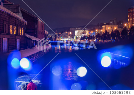 小樽運河沿いの風景 小樽運河沿いの風景 108665598