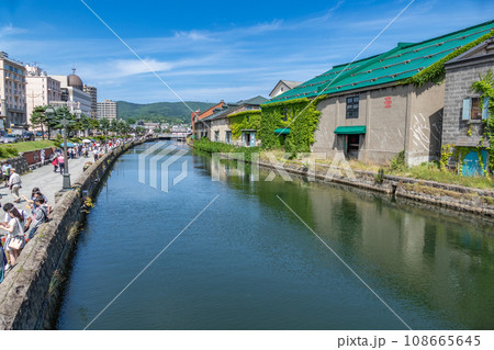 小樽運河沿いの風景 小樽運河沿いの風景 108665645