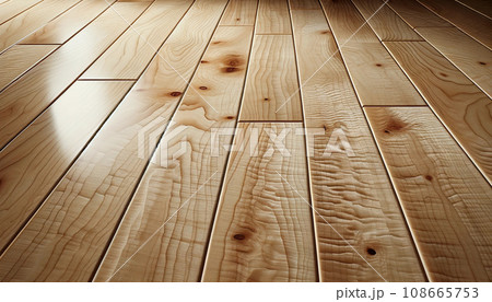 フローリングの床の背景画像 108665753
