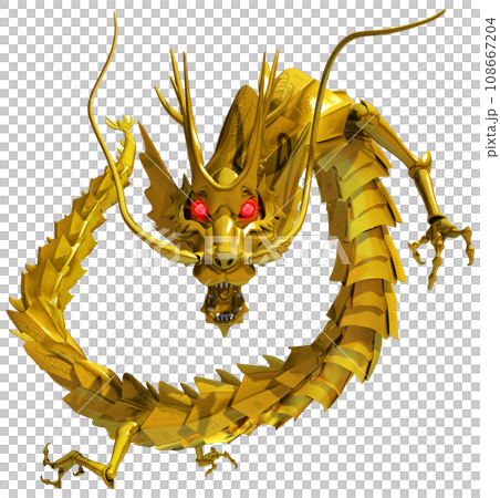 龍の3Dイラスト3 龍の3Dイラスト3 108667204
