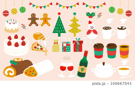 クリスマスのごちそう 108667843