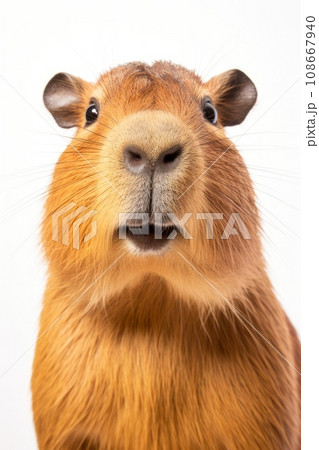 Portrait of a happy capybara Portrait of a happy capybara 108667940