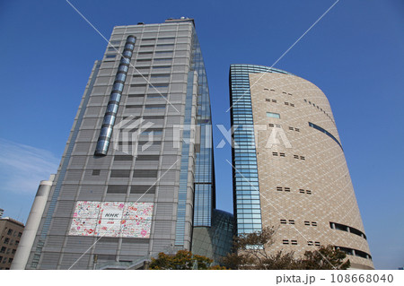 NHK大阪放送局と大阪歴史博物館 108668040