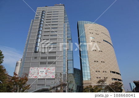 NHK大阪放送局と大阪歴史博物館 108668041