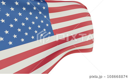 US flag. American flag on transparent background. US flag. American flag on transparent background. 108668874