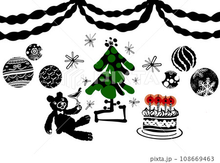 クマの巣ごもりクリスマス クマの巣ごもりクリスマス 108669463