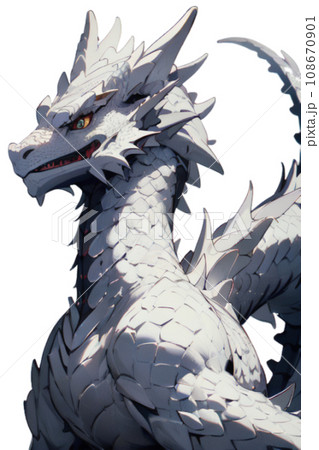 迫力ある龍のイラストのイラスト素材 [108670901] - PIXTA