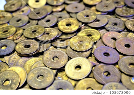 五円硬貨　貨幣　硬貨 108672000
