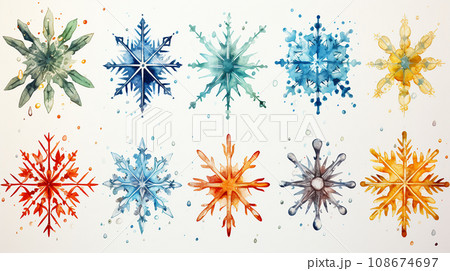 Winter and christmas concept, Ai generated 108674697