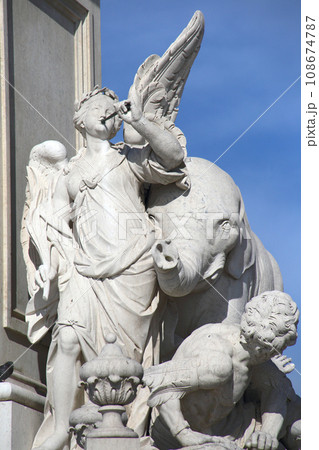 historic architecture of Commercial Square of Lisbon, landmark of Portugal historic architecture of Commercial Square of Lisbon, landmark of Portugal 108674787