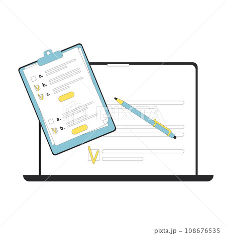 Survey. Online ansers. Quality test Survey. Online ansers. Quality test 108676535