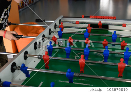 Board game football, an active and developing game for motor skills, attentiveness and dexterity for children Board game football, an active and developing game for motor skills, attentiveness and dexterity for children 108676810