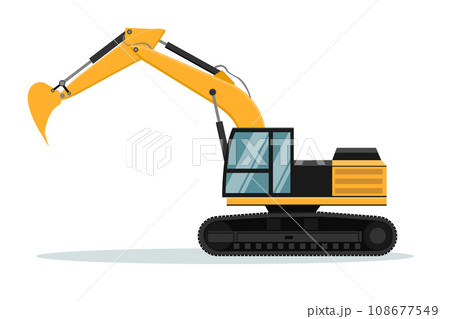 Caterpillar excavator vector design Caterpillar excavator vector design 108677549