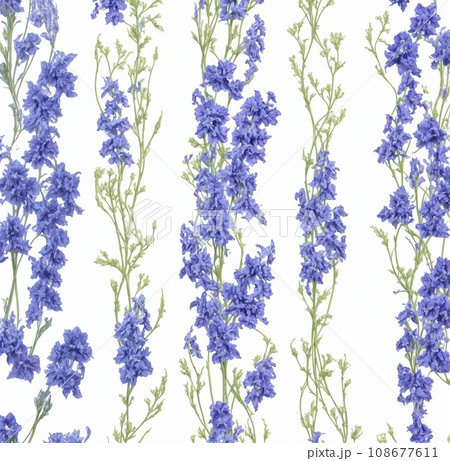 blue flowers isolated on white blue flowers isolated on white 108677611