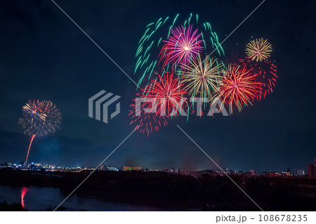 流山、みさと花火大会　流山より撮影 108678235