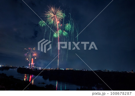 流山、みさと花火大会　流山より撮影 108678287