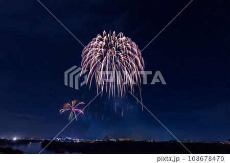 流山、みさと花火大会 流山より撮影 流山、みさと花火大会 流山より撮影 108678470