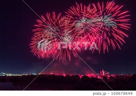 流山、みさと花火大会 流山より撮影 流山、みさと花火大会 流山より撮影 108678649