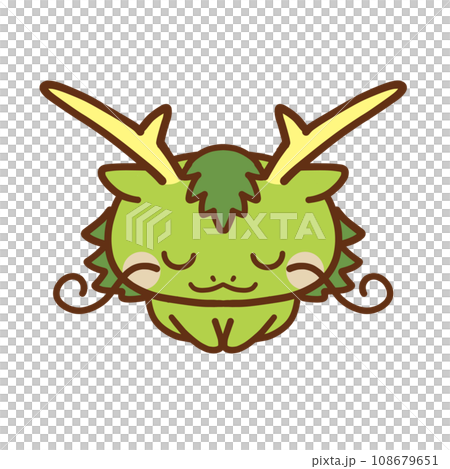 一條雙頭龍坐直，雙手搭在手上。 108679651