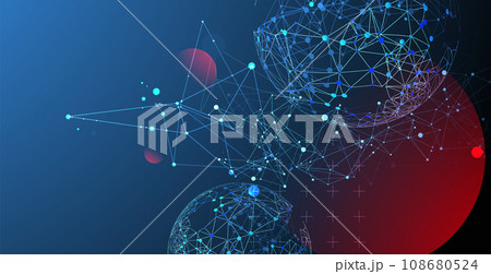 Abstract technology sphere background. Global network concept. Abstract technology sphere background. Global network concept. 108680524