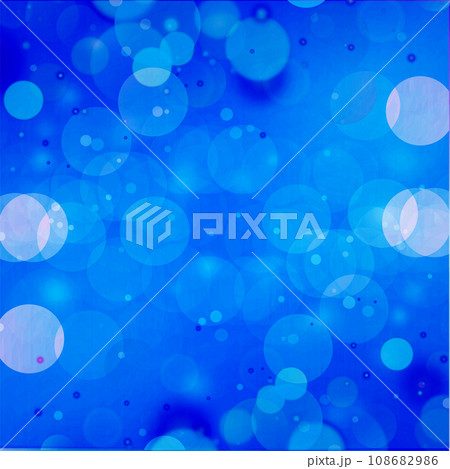 Blue bokeh background for seasonal, holidays, event and celebrations 108682986
