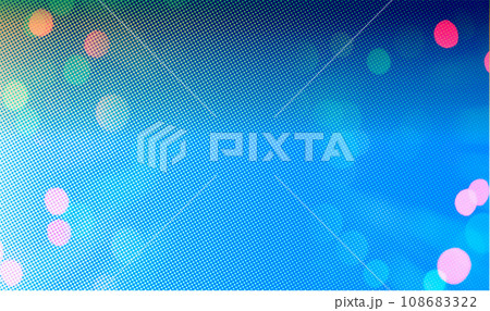 Blue bokeh background with copy space for text or your images, Suitable for seasonal, holidays, event, celebrations, Ad, Poster, Sale, Banner, Party, and various design works 108683322