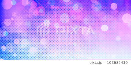 Purple bokeh background for seasonal and holidays event with copy space for text or image, Best suitable for online Ads, poster, banner, sale, celebrations and various design works 108683430