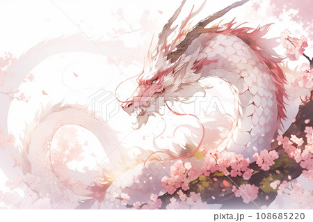 龍のイラスト「AI生成画像」のイラスト素材 [108685220] - PIXTA