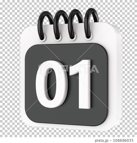 icon calendar 3d render Number 3D Render icon calendar 3d render Number 3D Render 108686035